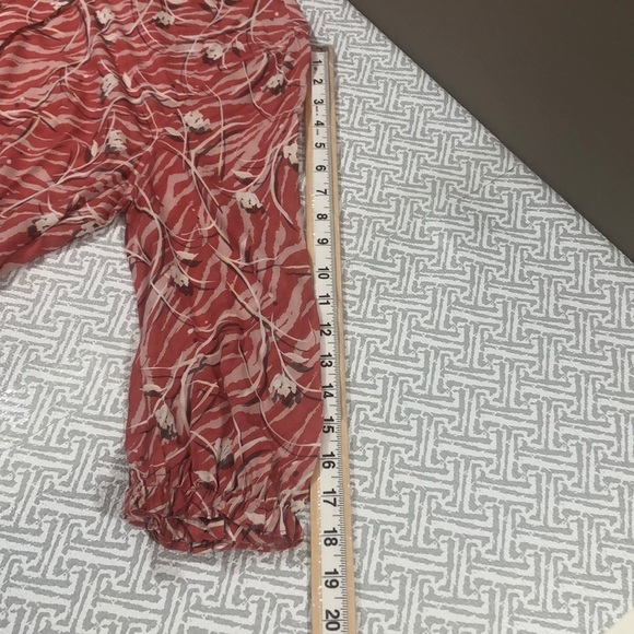 All Saints Alise Kazuno Floral Print Drawstring Dress 8 - Picture 9 of 13